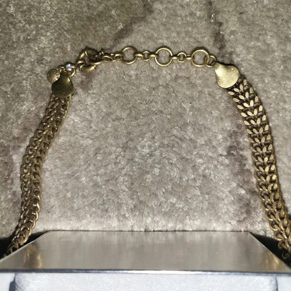 J.Crew Multi Gemstone Crystals Chunky Chain Necklace - Picture 4 of 4